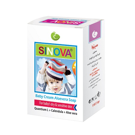 صابون کرم آلوئه ورا کودک سینوا